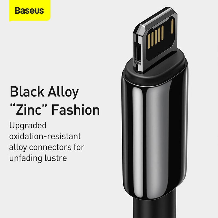 Baseus Tungsten Gold Fast Charging Data Cable USB to iP 2.4A 1m - JPC MOBILE ACCESSORIES