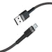 iQuick Braided Double-Side Insertion Micro USB to USB-A Fast Charging Cable | 1M | 2A High-Speed Data Transfer - JPC MOBILE ACCESSORIES