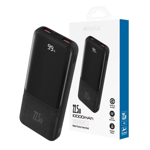 iQuick Power Square 0 digital power bank with LED battery display