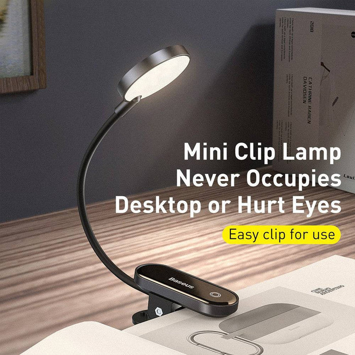 Baseus Comfort Reading Mini Clip Lamp - JPC MOBILE ACCESSORIES