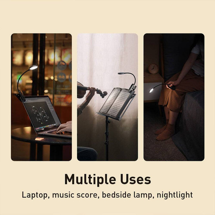 Baseus Comfort Reading Mini Clip Lamp - JPC MOBILE ACCESSORIES