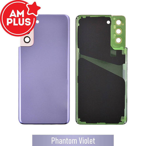 AMPLUS Rear Cover Glass For Samsung Galaxy S21 Plus G996 - Phantom Violet - JPC MOBILE ACCESSORIES