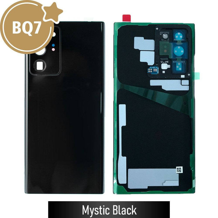 BQ7 Rear Cover Glass For Samsung Galaxy Note 20 Ultra N985F - Mystic Black (As the same as service pack but not from official Samsung) - JPC MOBILE ACCESSORIES