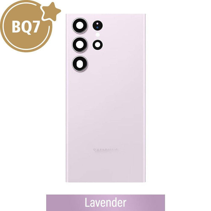 BQ7 Rear Cover Glass for Samsung Galaxy S23 Ultra S918B - Lavender - JPC MOBILE ACCESSORIES