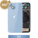 BQ7 Rear Cover Glass with Back Panel Frame for iPhone 14 - Blue | OEM-Quality Back Glass Replacement - JPC MOBILE ACCESSORIES