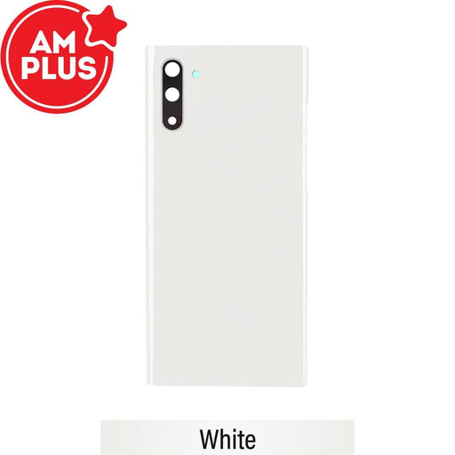 AMPLUS Rear Cover Glass For Samsung Galaxy Note 10 N970F - White - JPC MOBILE ACCESSORIES