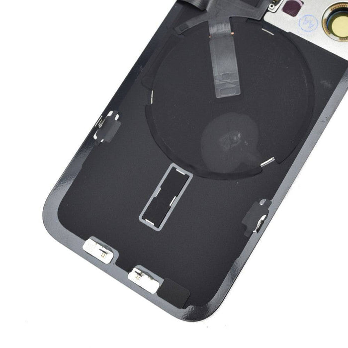 iPhone 15 Pro Back Glass with Camera Lens and Wireless NFC Charging Magnet