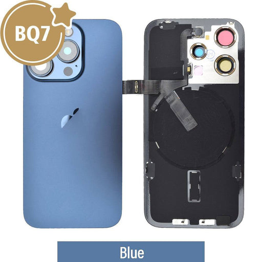 iPhone 15 Pro Back Glass with Camera Lens - Blue Titanium replacement