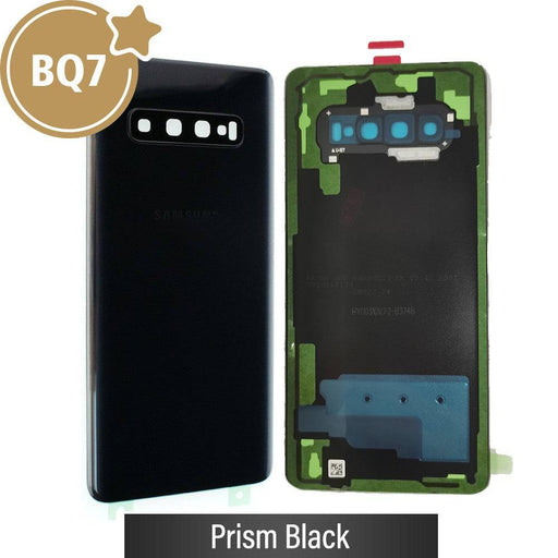 BQ7 Rear Cover Glass For Samsung Galaxy S10 Plus G975F - Prism Black - JPC MOBILE ACCESSORIES