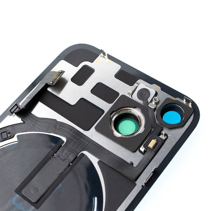 Rear Cover Glass with Back Panel Frame for iPhone 14 - Midnight