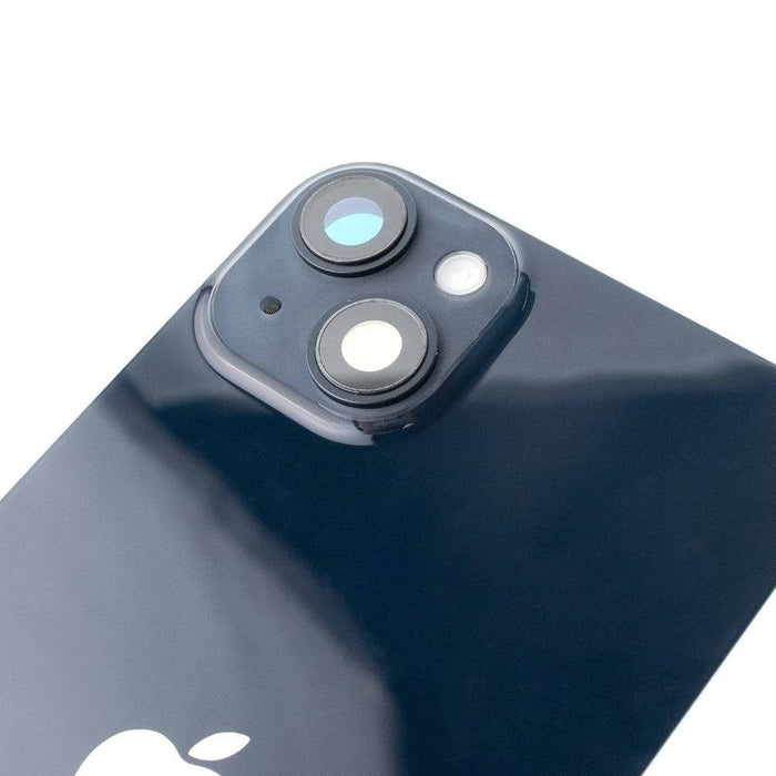 Rear Cover Glass with Back Panel Frame for iPhone 14 Plus - Midnight