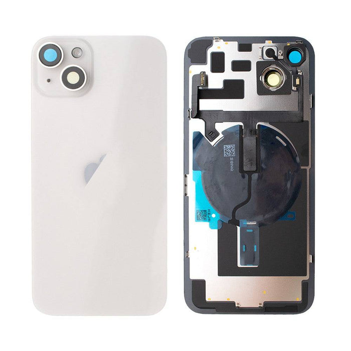 Rear Cover Glass with Back Panel Frame for iPhone 14 Plus - Starlight