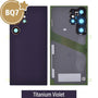 Samsung Galaxy S24 Ultra Rear Cover Glass Replacement - Titanium Violet (Front View)
