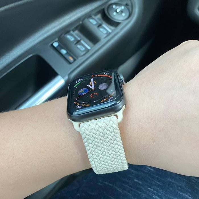 Secure nylon adjustable band for Apple Watch Series 6, 42mm to 49mm.