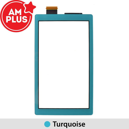 AMPLUS turquoise digitizer front view for Nintendo Switch Lite