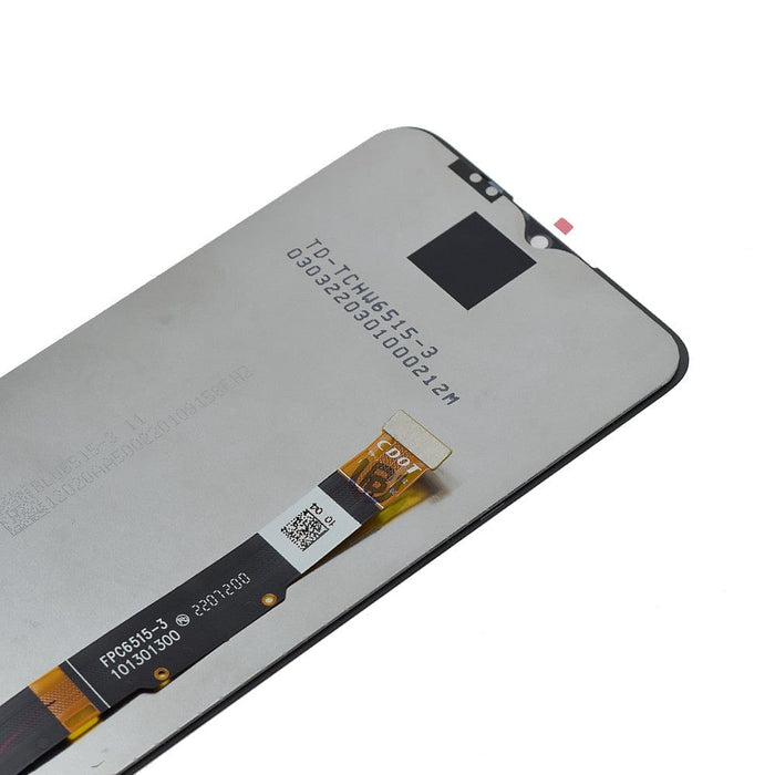 Rear view of AMPLUS LCD panel with flex cables for TCL 30 SE