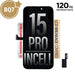 BQ7 Incell LCD Assembly for iPhone 15 Pro showing the high-definition Retina display.
