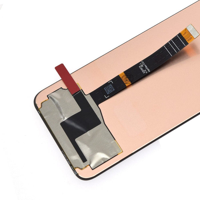 BQ7 Moto Edge 50 Neo replacement screen parts laid out