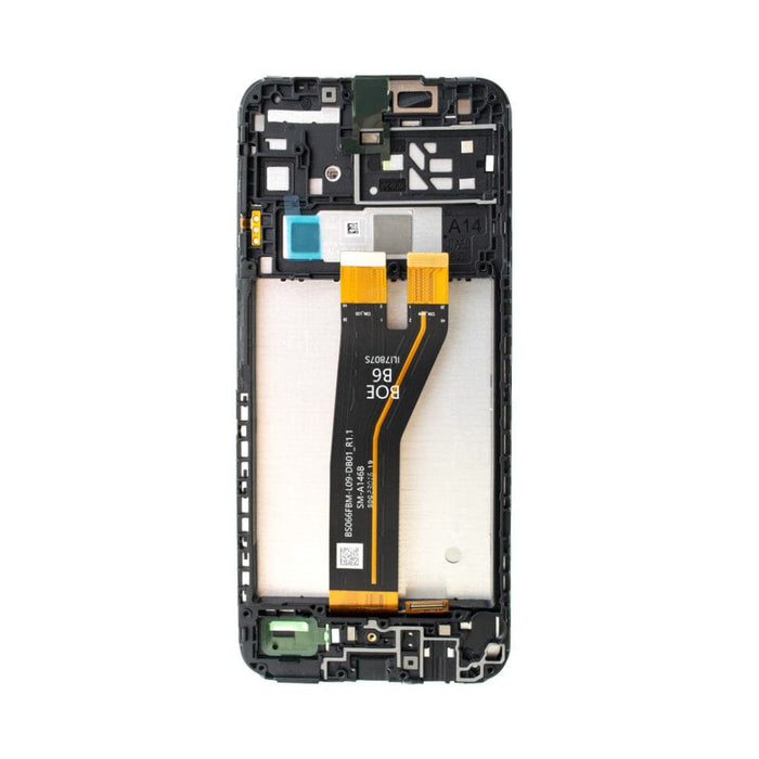 BQ7 Samsung Galaxy A14 5G A146B OLED Screen Replacement Digitizer with Frame-Black (EU VERSION) (As the same as service pack, but not from official Samsung) - JPC MOBILE ACCESSORIES