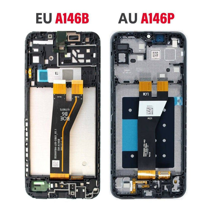 BQ7 Samsung Galaxy A14 5G A146P LCD Screen Replacement Digitizer with Frame-Black (AU Version) (As the same as service pack, but not from official Samsung) - JPC MOBILE ACCESSORIES