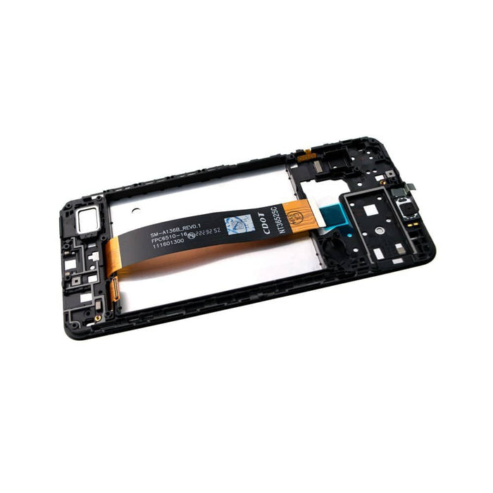 BQ7 Samsung Galaxy A13 5G A136 OLED Screen Replacement Digitizer with Frame-Black (As the same as service pack, but not from official Samsung)