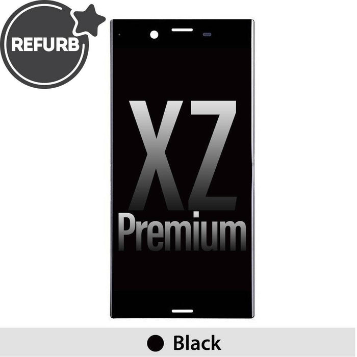 REFURB LCD Assembly with Frame for Sony Xperia XZ Premium G8141 G8142 - Black - JPC MOBILE ACCESSORIES