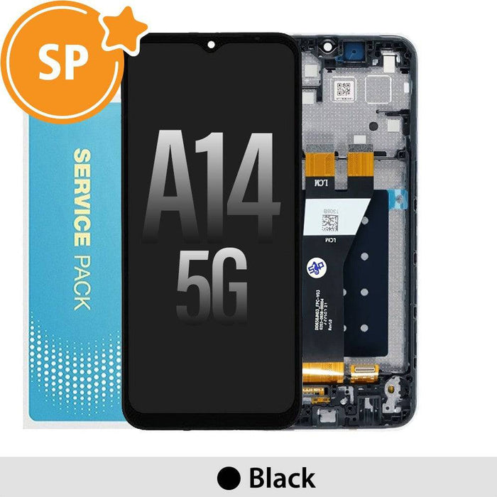 Samsung Galaxy A14 5G A146P OLED Screen Replacement Digitizer GH82-23640A / GH81-23315A (Service Pack)-Black (AU VERSION)