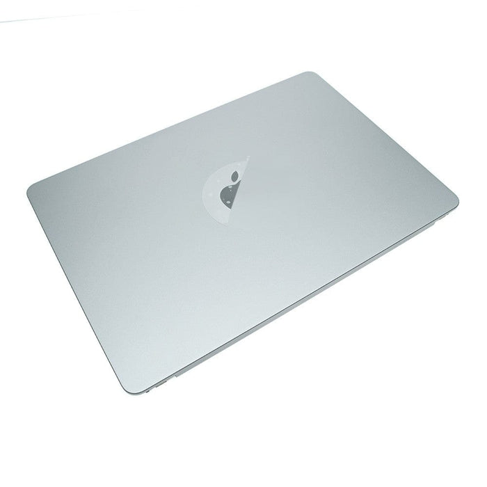 Rear view of MacBook Air M2 grey screen assembly with flex cables	