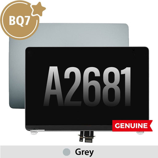 Grey MacBook Air M2 A2681 LCD Display Assembly front view	