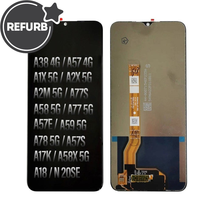 REFURB LCD Screen Digitizer for OPPO A38, A57, A1X, A2X – Premium Replacement for Full Screen Functionality