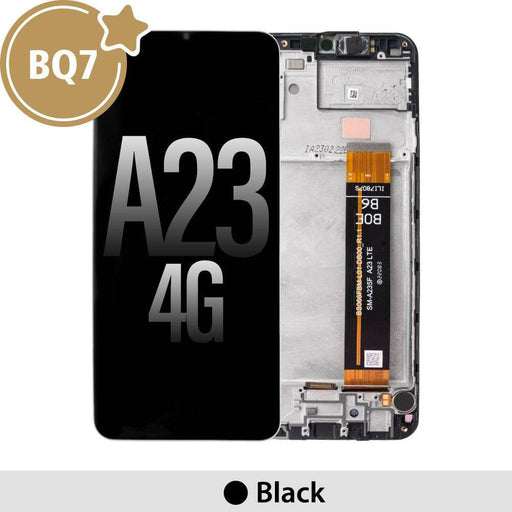 Samsung Galaxy A23 4G A235F BQ7 LCD Screen Replacement Digitizer with Frame - Black (As the same as service pack, but not from official Samsung) - JPC MOBILE ACCESSORIES