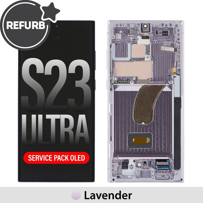 Samsung Galaxy S23 Ultra REFURB OLED Screen Replacement - Lavender - JPC MOBILE ACCESSORIES