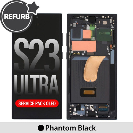 Samsung Galaxy S23 Ultra REFURB OLED Screen Replacement – Phantom Black - JPC MOBILE ACCESSORIES