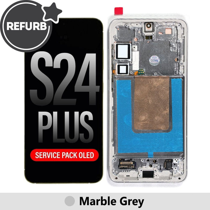 Samsung Galaxy S24 Plus S926B REFURB OLED Screen Replacement - Marble Grey