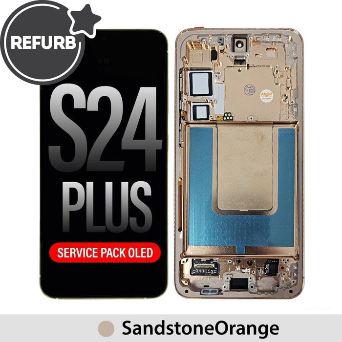 Samsung Galaxy S24 Plus S926B REFURB OLED Screen Replacement - Sandstone Orange