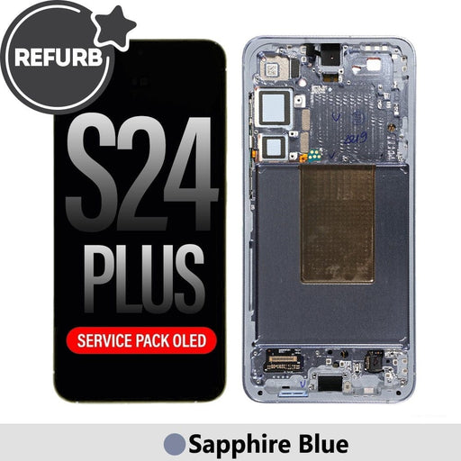 Samsung Galaxy S24 Plus S926B REFURB OLED Screen Replacement - Sapphire Blue