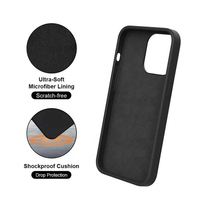 Liquid Silicone Case Cover for iPhone 15 Pro