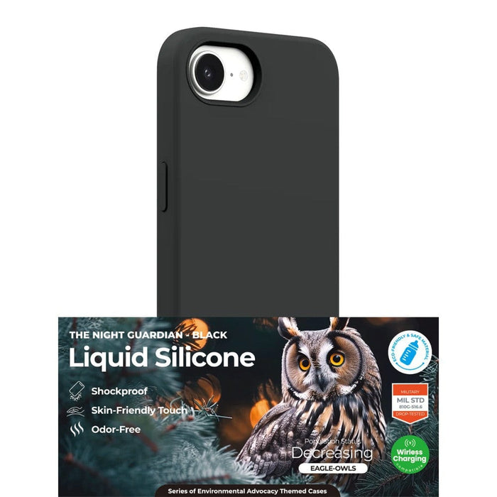 Soft Touch iPhone 16e Liquid Case – Side Button Access