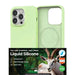 Liquid Silicone Case Cover with Magnetic Ring for iPhone 15 Pro Magsafe - JPC MOBILE ACCESSORIES