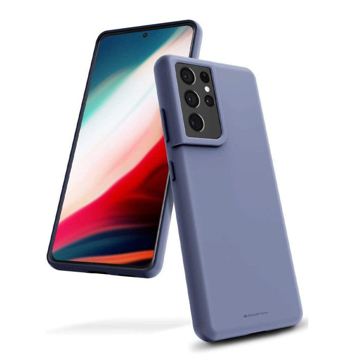 Mercury Silicone Cover Case for Samsung Galaxy S21 Ultra - JPC MOBILE ACCESSORIES