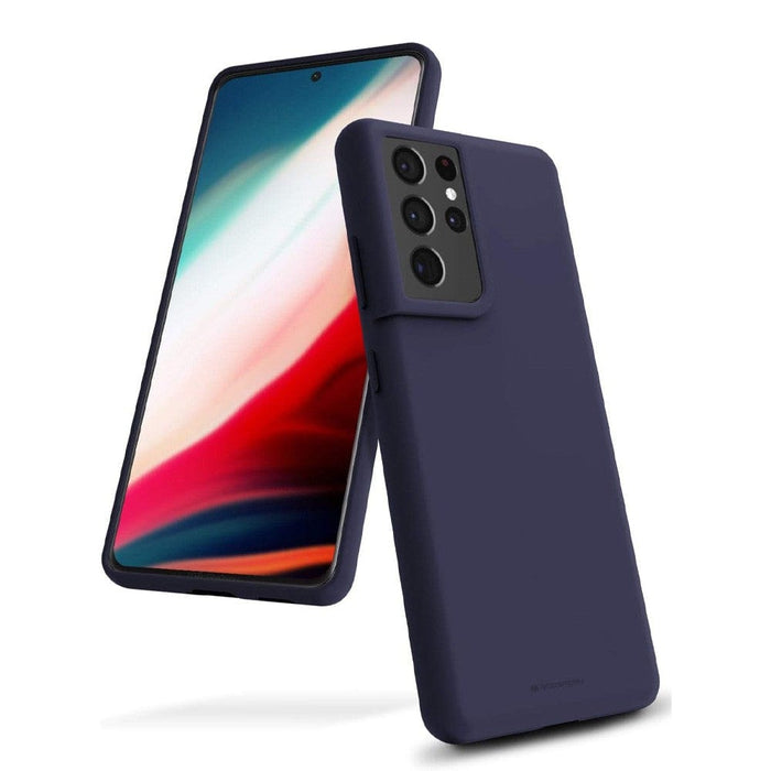 Mercury Silicone Cover Case for Samsung Galaxy S21 Ultra - JPC MOBILE ACCESSORIES