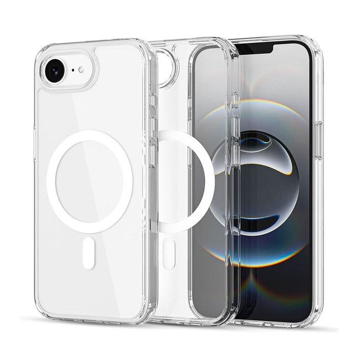 iPhone 16e Shockproof Clear MagSafe Case by UTIA – Side Angle