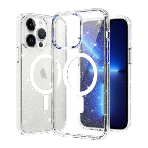 Ultimake Glitter Shockproof Transparent Magsafe Cover Case for iPhone 12 / 12 Pro - Shiny Clear - JPC MOBILE ACCESSORIES