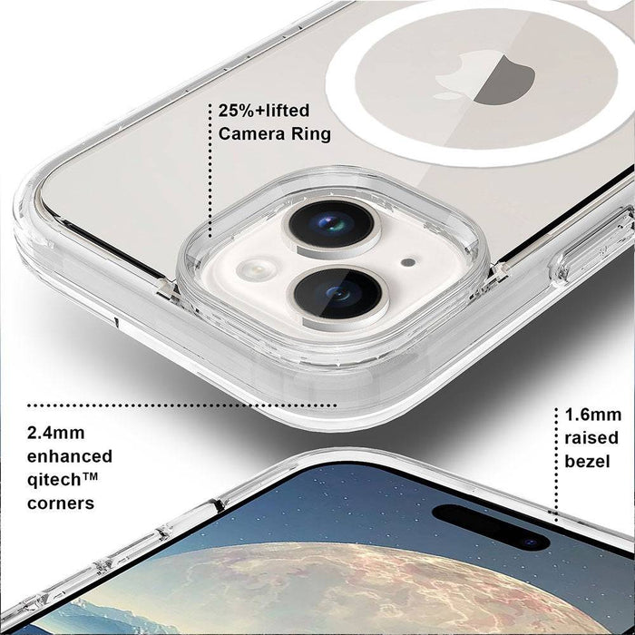 UTIA Ultimake Shockproof Transparent Magsafe Cover Case for iPhone 15