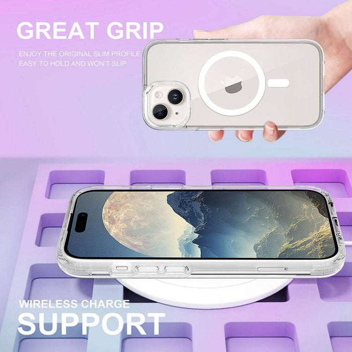 UTIA Ultimake Shockproof Transparent Magsafe Cover Case for iPhone 15