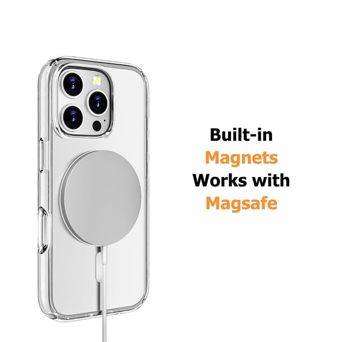 UTIA Ultimake Shockproof Transparent MagSafe Cover Case for iPhone 16 - JPC MOBILE ACCESSORIES