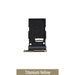 Single SIM Card Tray With Waterproof Ring for Samsung Galaxy S24 Ultra-Titanium Yellow - JPC MOBILE ACCESSORIES