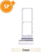 Samsung Galaxy Z Fold5 SIM and SD card tray in cream – OEM Service Pack replacement