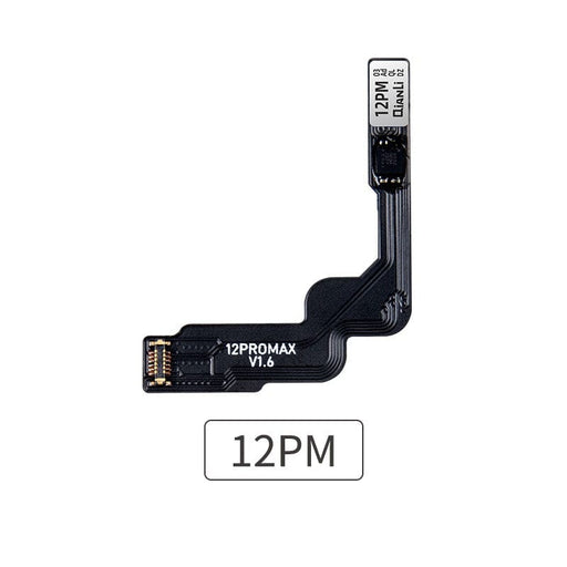 Qianli Dot Matrix FPC Repair Flex Cable for iPhone 12 Pro Max – Close-up showing the high-quality flex cable for iPhone repair.
