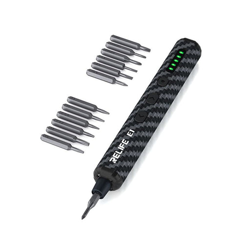 RELIFE E1 Electric Screwdriver Set with Precision Bit Kit